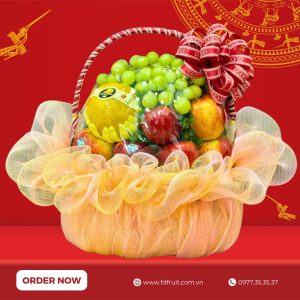 Giỏ quà trái cây cho ngày Giỗ tổ Hùng Vương